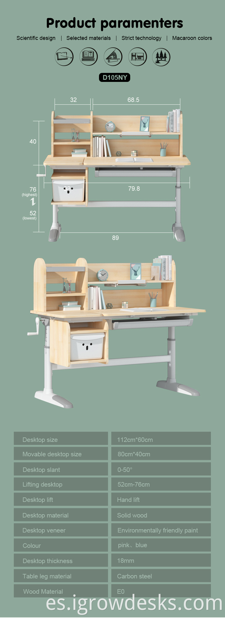 Ergonomic Children Furniture Sets